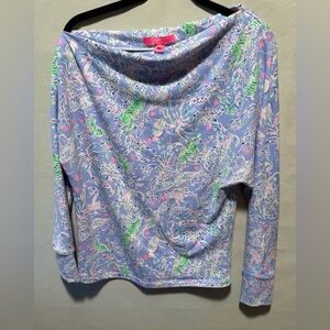 Lilly Pulitzer Pastel Floral Long Sleeve